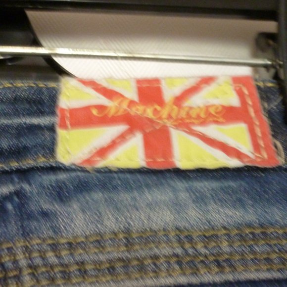 Sale - Machine Brand Sexy Blue Distressed Stretch Jeans Sz 26 - Picture 4 of 8